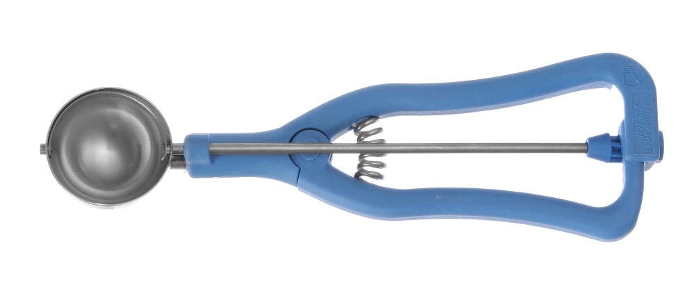 Hendi Eisrolle-Portionierer Profi Line, Polyamide/Nylon/Edelstahl, 139 G, Geschirrspülergeeignet, Silber/blau 2 Hendi Eisrolle-Portionierer Profi Line, Polyamide/Nylon/Edelstahl, 139 G, Geschirrspülergeeignet, Silber/blau – Bild 2